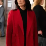 Law and Order S25 Samantha Maroun Red Coat