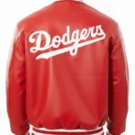 Los_Angeles_Dodgers_Red_Leather_Jacket_Back