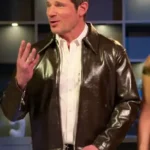 Love Is Blind Nick Lachey Brown Leather Jacket