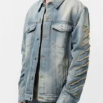 Love Island UK All Stars S03 Shaq Muhammad Light Blue Denim Jacket