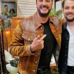 Luke Bryan American Idol Brown Jacket