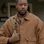 Luke Tennie Shrinking Brown Cotton Jacket