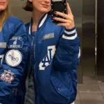 Maude Apatow World Series LA Dodgers Blue Jacket