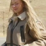 Mayci Neeley The Secret Lives of Mormon Wives Leather Brown Jacket