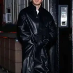 NYC Jack Harlow Leather Black Coat
