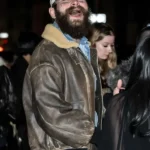 NYC Post Malone Shearling Leather Jacket