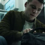 Peter Sutherland The Night Agent Bomber Olive Green Jacket