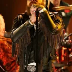 Post Malone Grammy Awards Fringe Black Jacket