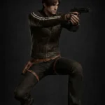 Resident Evil Requiem Leon Kennedy Brown Jacket