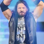 Royal Rumble 2026 AJ Styles Black Vest