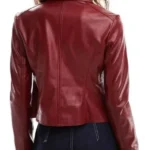 Sanctuary A Witch’s Tale S02 Hazel Doupe Leather Jacket Back