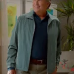 Shrinking Derek Cotton Blue Jacket