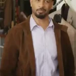 Shrinking Derrick Suede Brown Leather Jacket