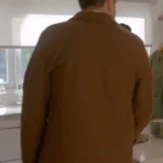 Shrinking Jason Segel Brown Jacket Back