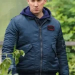 Silent Witness David Caves Bomber Blue Jacket