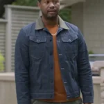 TV Series Shrinking Sean Blue Denim Jacket