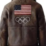 Team USA Shearling Jacket Back