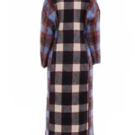 The Burbs Keke Palmer Check Coat Back