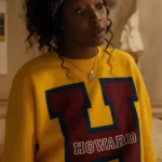 The Burbs Keke Palmer Yellow H Printed Sweatshirt