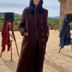 The Celebrity Traitors Claudia Winkleman Brown Wool Coat