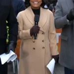 The Today Show Sheinelle Jones Brown Coat