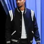 The Tonight Show Josh Hart White And Black Varsity Jacket