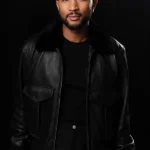 The Voice John Legend Black Bomber Jacket