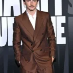 Timothee Chalamet Marty Supreme Brown Blazer