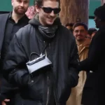Timothee Chalamet Marty Supreme Q&A Black Bomber Jacket