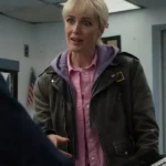 Tow Rose Byrne Leather Grey Jacket