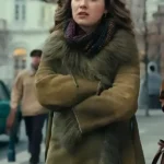 Twila Hasbeck Ponies S01 Green Fur Suede Coat