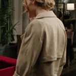 Valentines Day Virginia Gardner Short Trench Coat Back