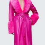 Vanderpump Rules S12 Venus Binkley Pink Leather Coat