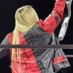 WWE NXT Champ Izzi Studded Leather Jacket Back