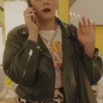 Y&R Darby Green Leather Jacket