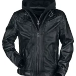 Biker Leather Black Jacket