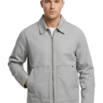 Canvas Work Jacket in Grey