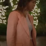 Christa Miller Shrinking Pink Blazer