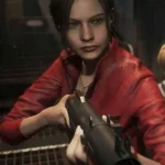 Claire Redfield Resident Evil 2 Red Leather Jacket