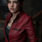 Claire Redfield Resident Evil Leather Red Jacket