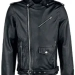 Classic Style Leather black Jacket