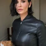 Fashion Week 2026 Demi Moore Leather Jacket