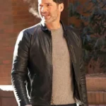 Hart Hoxton CIA Black Leather Jacket