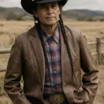 Marshals Mo Brown Leather Blazer