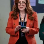 Melissa Schemmenti Abbott Elementary Orange Blazer