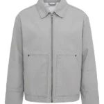 Mens Grey Canvas Jacket