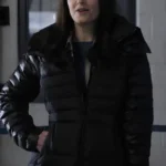 Meredith Forlenza Finding Her Edge Black Puffer Coat