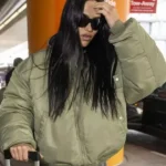 NY Fashion Week Amelia Green Bomber Jacket