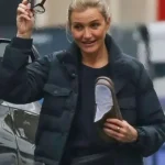 NYC Cameron Diaz Black Puffer Jacket