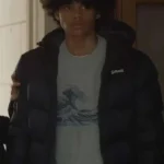 Raoul Lupin Black Puffer Jacket